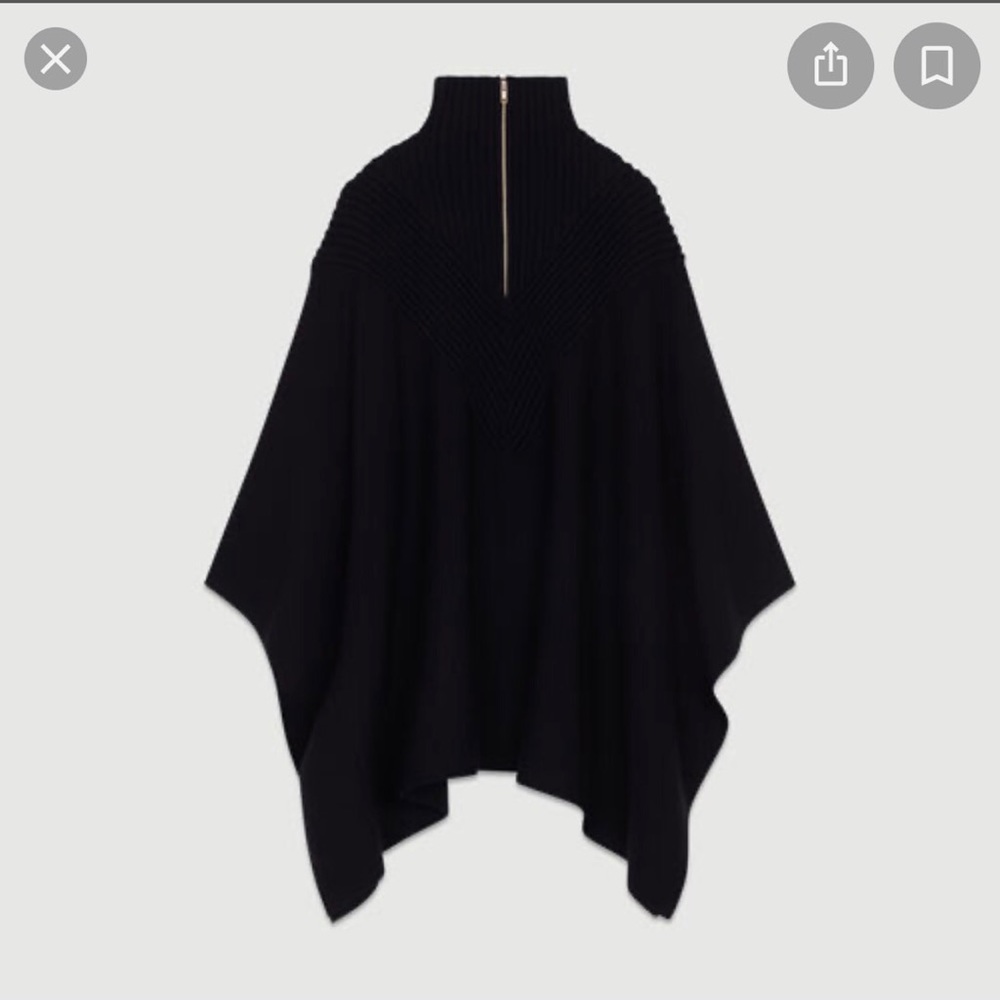 Maje Wool Cape